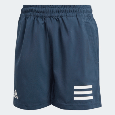 Adidas Boys Club Tennis 3-Stripe Shorts - Crew Navy - main image