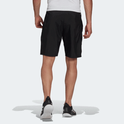 Adidas Mens Club 3-Stripes Tennis Shorts - Black - main image