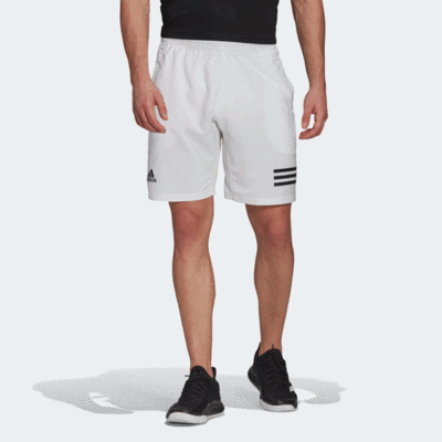 Adidas Mens Club 3-Stripes Tennis Shorts - White - main image