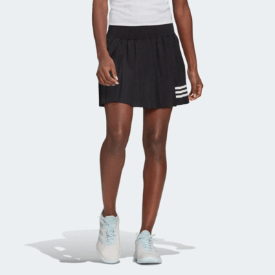 Adidas Womens Club Tennis Pleated Skirt - Black