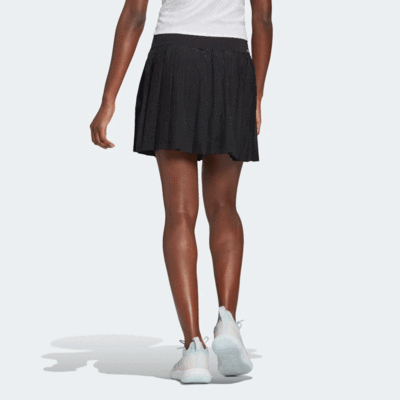 Adidas Womens Club Tennis Pleated Skirt - Black