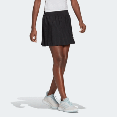 Adidas Womens Club Tennis Pleated Skirt - Black