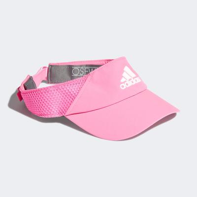 Adidas Kids Aeroready Visor - Screaming Pink - main image