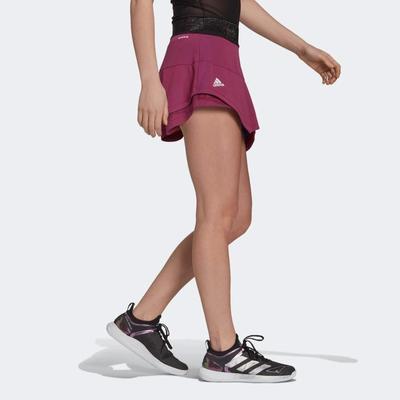 Adidas Womens Primeblue Match Tennis Skirt - Scarlet - main image