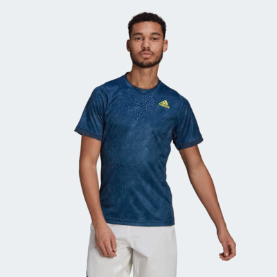 Adidas Mens FreeLift Primeblue T-Shirt - Crew Navy