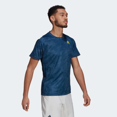 Adidas Mens FreeLift Primeblue T-Shirt - Crew Navy - main image