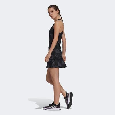 Adidas Womens Marimekko Tennis Dress - Carbon/Black - main image