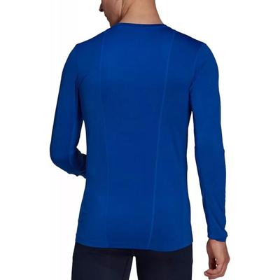 Adidas Mens Long Sleeve Jersey Tight Fit - Royal Blue - main image