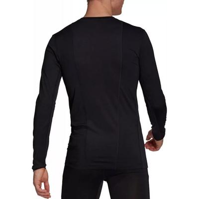 Adidas Mens Long Sleeve Jersey Tight Fit - Black
