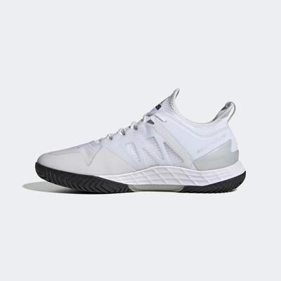 Adidas Mens Adizero Ubersonic 4 Tennis Shoes - Cloud White/Core Black