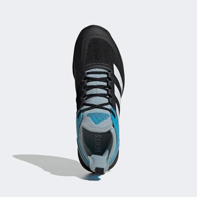 Adidas Mens Adizero Ubersonic 4 Clay Tennis Shoes - Magic Grey/Core Black