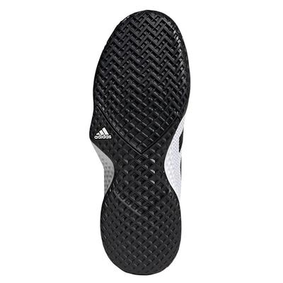 Adidas Mens Court Flash Tennis Shoes - White/Core Black