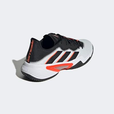 Adidas Mens Barricade Tennis Shoes - Cloud White/Core Black