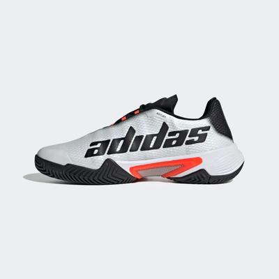 Adidas Mens Barricade Tennis Shoes - Cloud White/Core Black - main image