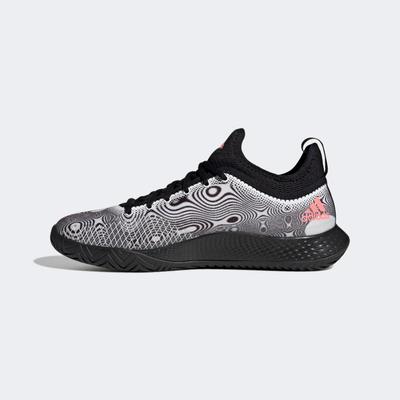 Adidas Mens Defiant Generation Tennis Shoes - Cloud White/Acid Red - main image