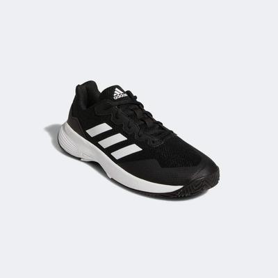 Adidas Mens GameCourt 2 Tennis Shoes - Core Black - main image