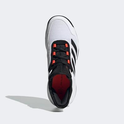 Adidas Kids Ubersonic 4 Tennis Shoes - Cloud White/Core Black/Solar Red - main image