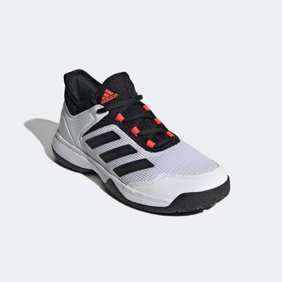 Adidas Kids Ubersonic 4 Tennis Shoes - Cloud White/Core Black/Solar Red