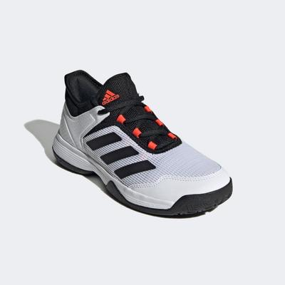 Adidas Kids Ubersonic 4 Tennis Shoes - Cloud White/Core Black/Solar Red - main image