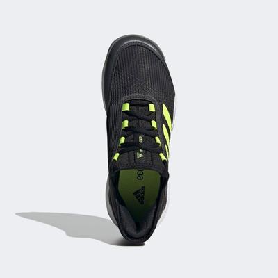 Adidas Kids Adizero Club Tennis Shoes - Grey Six/Solar Yellow