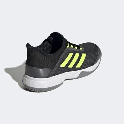 Adidas Kids Adizero Club Tennis Shoes - Grey Six/Solar Yellow