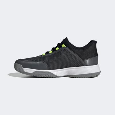 Adidas Kids Adizero Club Tennis Shoes - Grey Six/Solar Yellow