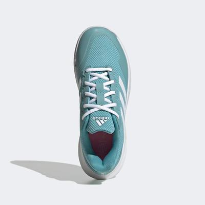 Adidas Womens GameCourt 2.0 Tennis Shoes - Mint Ton