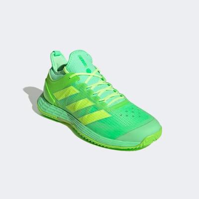 Adidas Mens Adizero Ubersonic 4 Tennis Shoes - Beam Green/Signal Green