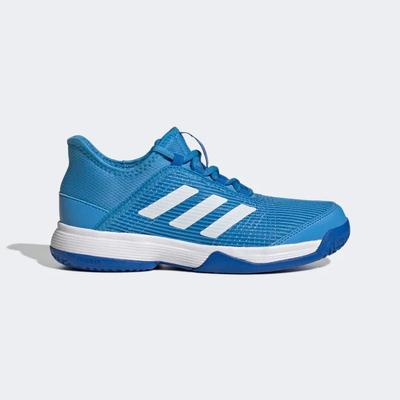 Adidas Kids Adizero Club Tennis Shoes - Pulse Blue/Cloud White  - main image