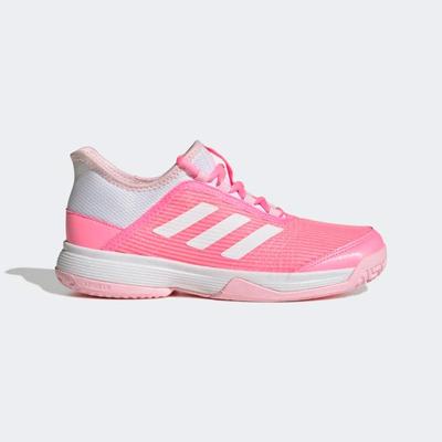 Adidas Kids Adizero Club Tennis Shoes - Beam Pink/Cloud White  - main image