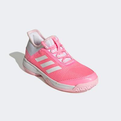 Adidas Kids Adizero Club Tennis Shoes - Beam Pink/Cloud White  - main image