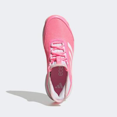 Adidas Kids Adizero Club Tennis Shoes - Beam Pink/Cloud White  - main image