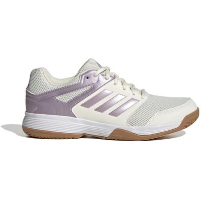 Adidas Womens Speedcourt Indoor Court Shoes -  Cloud White/Lilac - main image