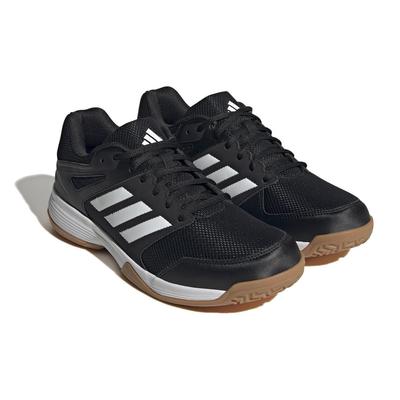 Adidas Mens Speedcourt Indoor Court Shoes - Core Black/Cloud White - main image