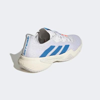 Adidas Mens Barricade Tennis Shoes - Cloud White/Pulse Blue