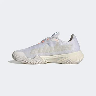 Adidas Mens Barricade Tennis Shoes - Cloud White/Pulse Blue - main image