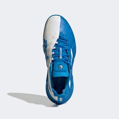 Adidas Mens Barricade Tennis Shoes - Blue Rush/Cloud White - main image