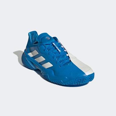 Adidas Mens Barricade Tennis Shoes - Blue Rush/Cloud White - main image