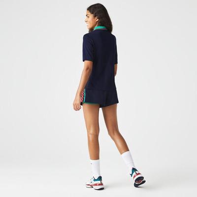 Lacoste Womens Sport Thermo-Regulating Pique Polo - Navy/Green
