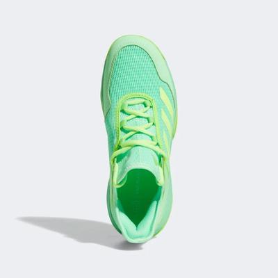 Adidas Kids Adizero Ubersonic 4 Tennis Shoes - Beam Green - main image