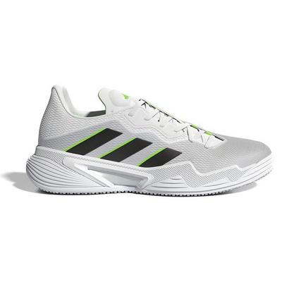 Adidas Womens Barricade Grass Tennis Shoes - White/Green - main image