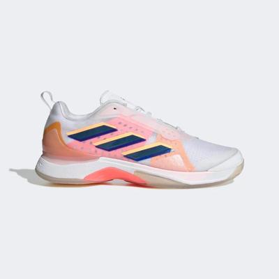Adidas Womens Avacourt Tennis Shoes - Legacy Indigo/Flash Orange - main image