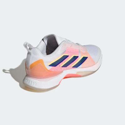 Adidas Womens Avacourt Tennis Shoes - Legacy Indigo/Flash Orange - main image