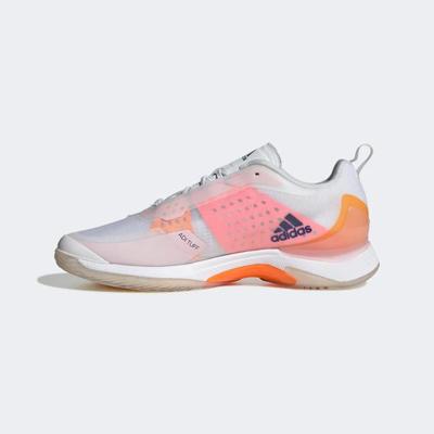 Adidas Womens Avacourt Tennis Shoes - Legacy Indigo/Flash Orange