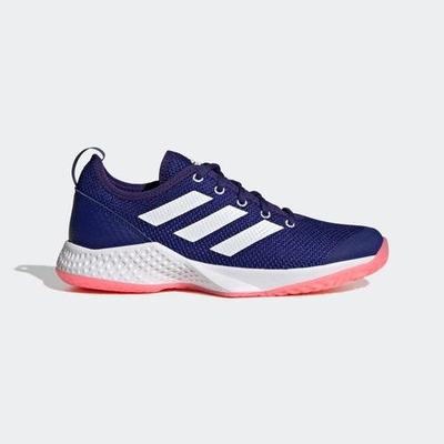 Adidas Womens Court Flash Tennis Shoes - Legacy Indigo