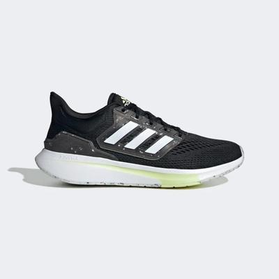 Adidas Mens EQ21 Running Shoes - Core Black/Almost Lime