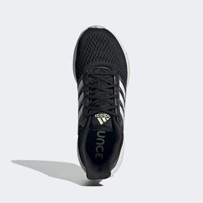 Adidas Mens EQ21 Running Shoes - Core Black/Almost Lime - main image