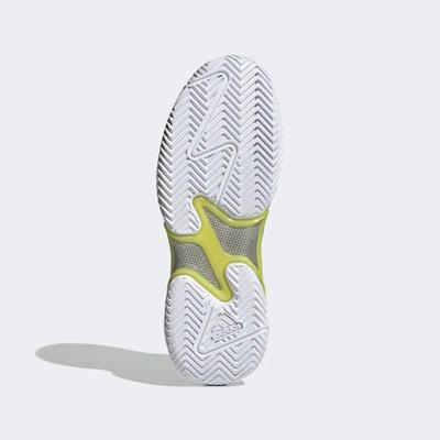 Adidas Mens Barricade Tennis Shoes - Blue Metallic/Acid Yellow - main image
