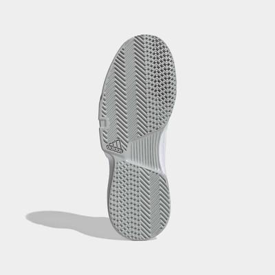 Adidas Mens GameCourt Tennis Shoes - White/Sonic Aqua - main image