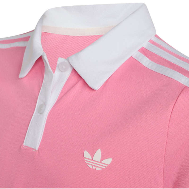 Adidas Girls Classics Polo - Distilled Pink - main image